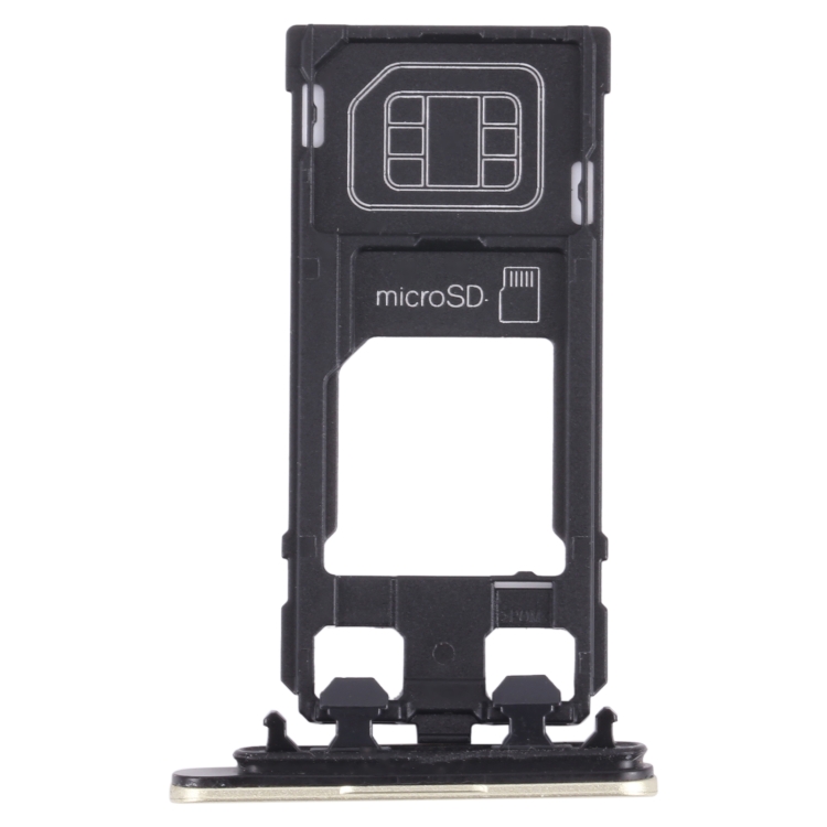 

SIM Card Tray + Micro SD Card Tray for Sony Xperia X Performance (Gold)
