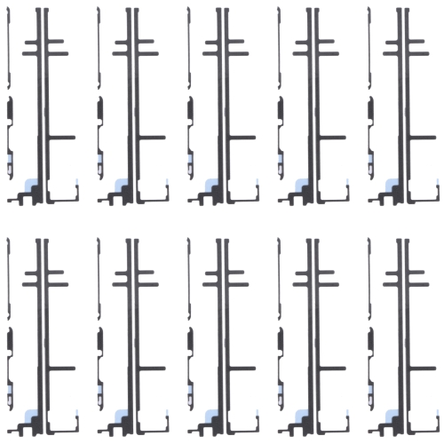 

10 PCS Original Front Housing Adhesive for Sony Xperia 5 II