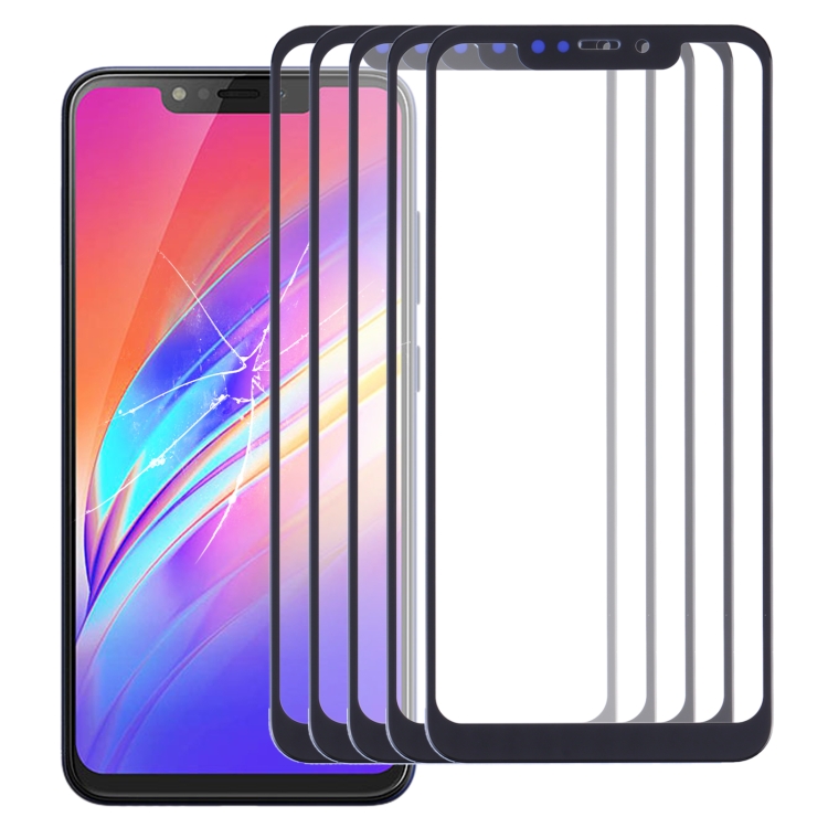 

5 PCS Front Screen Outer Glass Lens for Infinix Hot 6X X623, X623B