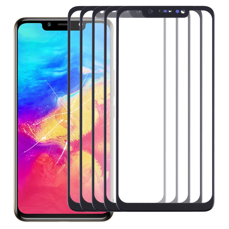 

5 PCS Front Screen Outer Glass Lens for Infinix Hot 7 X624B, X624, X652A
