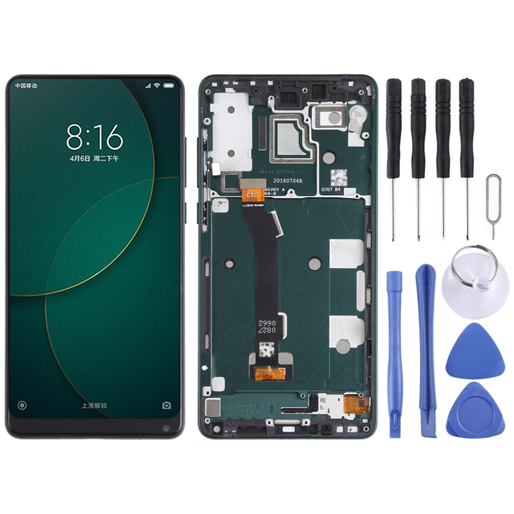 LCD Screen and Digitizer Full Assembly with Frame for Xiaomi Mi Mix 2S (Green)
LCD Screen and Digitizer Full Assembly with Frame for Xiaomi Mi Mix 2S (Green)