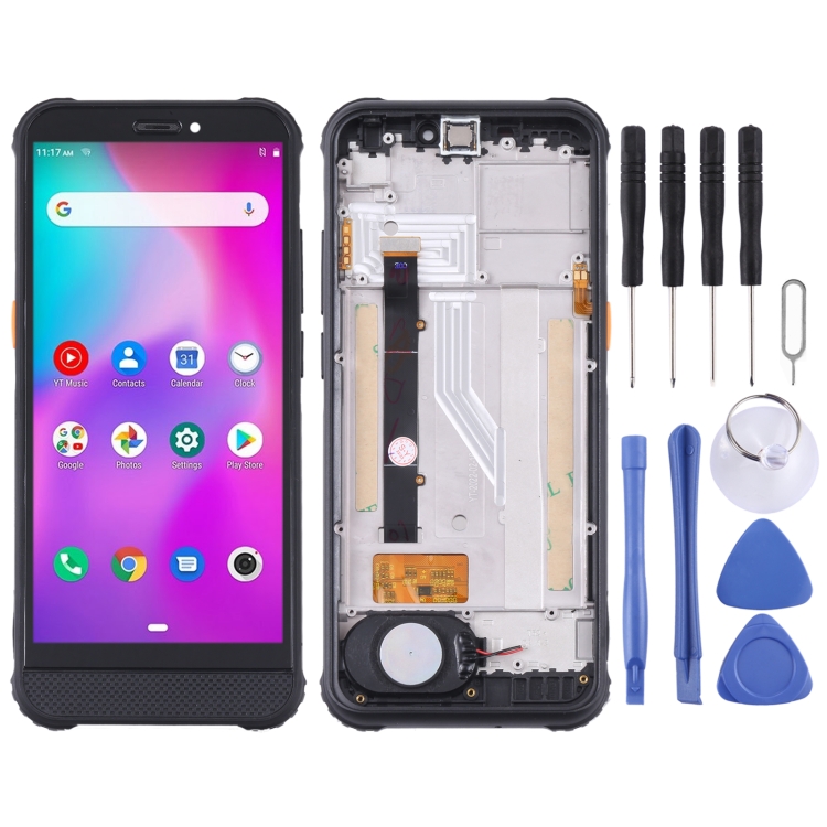 

LCD Screen and Digitizer Full Assembly for AGM A10(Black)