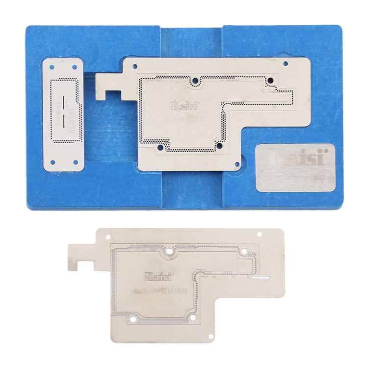 

Kaisi Mainboard Middle Layer Board BGA Reballing Stencil Plant Tin Platform for iPhone X / XS / XS Max