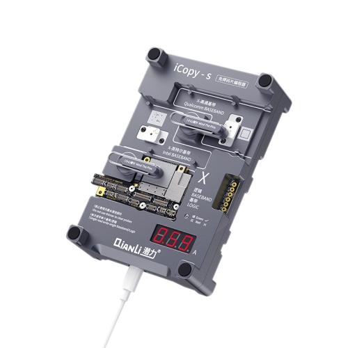 

Qianli iCopy-S Double Sided Chip Test Stand 4 in1 Logic Baseband EEPROM Chip Non-removal For iPhone X / XS / XR / XS Max