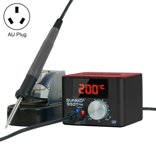 

SUNKKO 950T Pro 75W Electric Soldering Iron Station Adjustable Temperature Anti Static, AU Plug(Black)