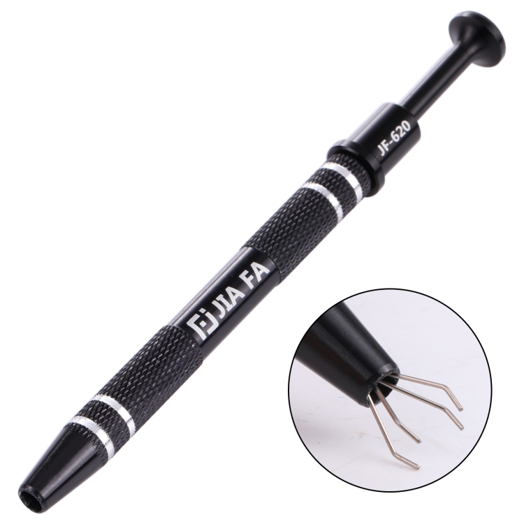 JIAFA JF-620 IC Chip Extractor Remover Tool BGA Electronic Component Puller(Black)
JIAFA JF-620 IC Chip Extractor Remover Tool BGA Electronic Component Puller(Black)