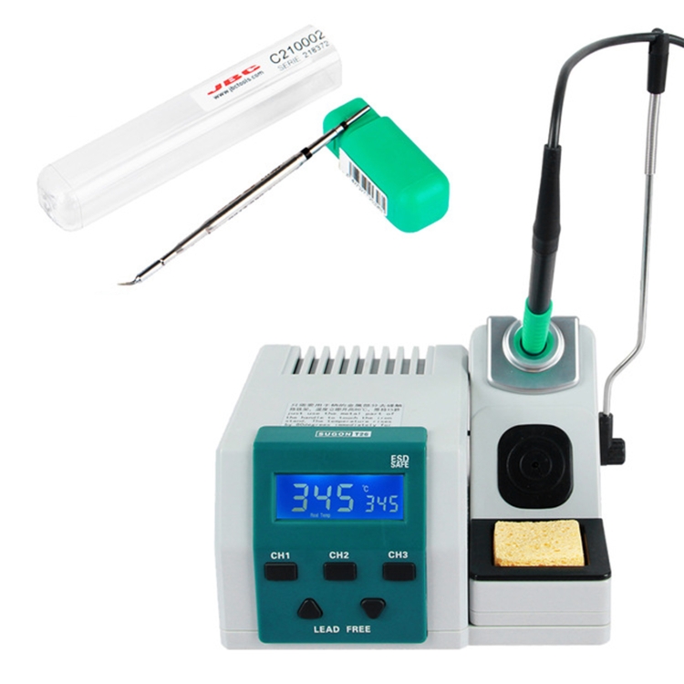 

SUGON T26 Soldering Station Lead-free 2S Rapid Heating with C210-002 Soldering Iron Tip Kit, US Plug