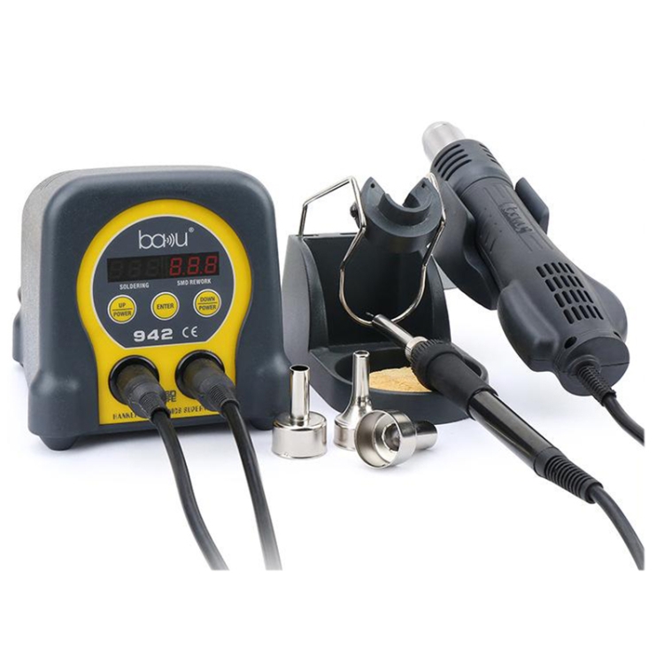 

BAKU ba-942 Led BGA SMD Hot Air Rework Soldering Station, US Plug