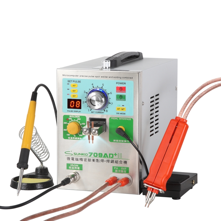 

SUNKKO 709AD+ 3.2KW Pulse Spot Welder Machine Battery Spot Soldering Machine, US Plug