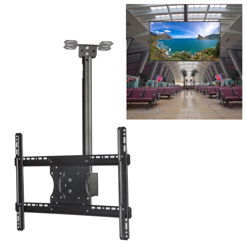 

32-65 inch Universal Height & Angle Adjustable LCD TV Wall-mounted Ceiling Dual-use Bracket, Retractable Length: 1m