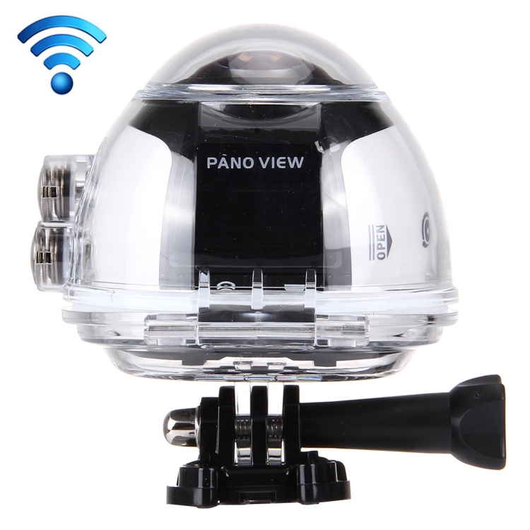 

360 Degree Experience Fisheyes FHD 2440P WiFi DV 8.0MP Panoramic Video Camera with Waterproof Case