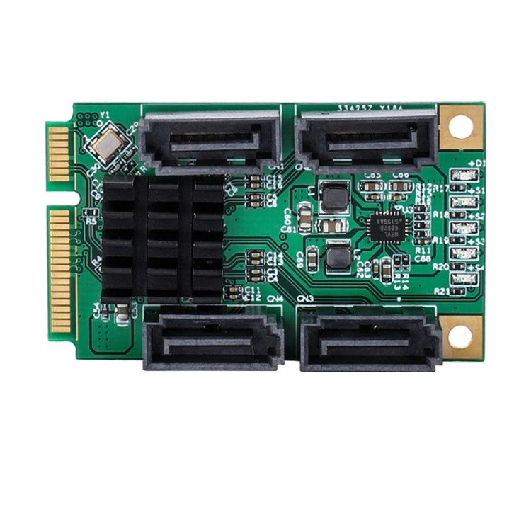 

4 Port SATA III 6G Mini PCI Express Marvel 88SE9215 Controller Card