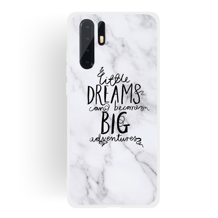 

Dream Text Matte Semi-transparent TPU Marble Case for Huawei P30 Pro