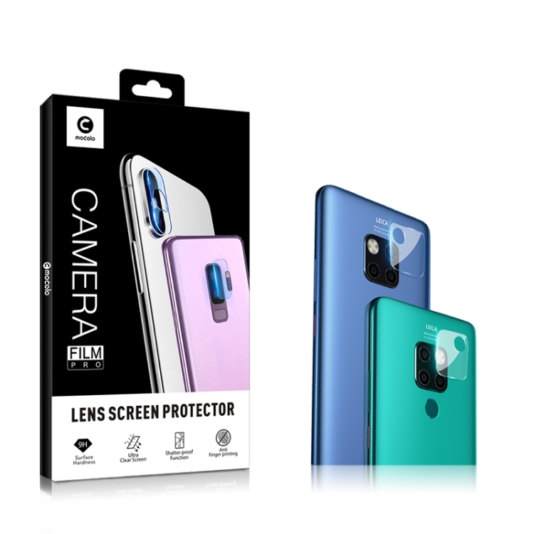 

2 PCS mocolo 0.15mm 9H 2.5D Round Edge Rear Camera Lens Tempered Glass Film for Huawei Mate 20X