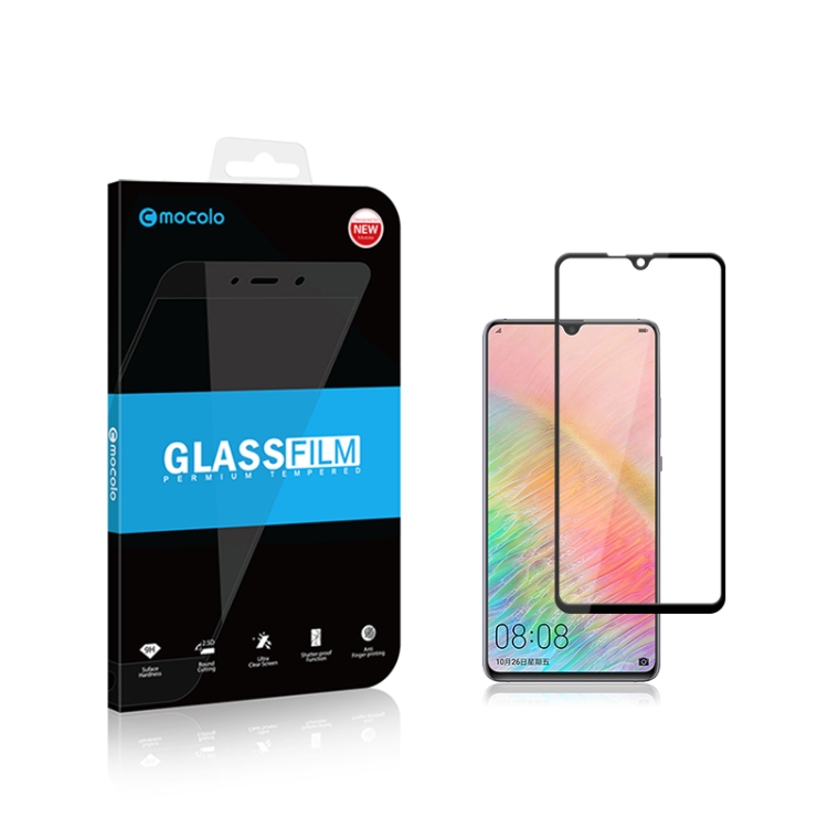 

2 PCS mocolo 0.33mm 9H 2.5D Full GlueTempered Glass Film for Huawei Mate 20 X