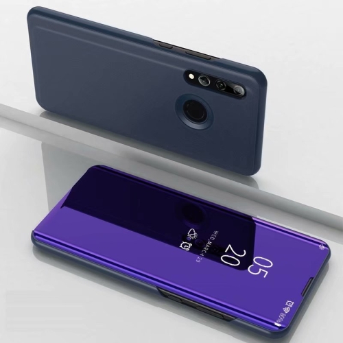 

Electroplating Mirror Horizontal Flip Leather Case for Huawei Enjoy 9S / P Smart+ 2019, with Holder(Violet blue)