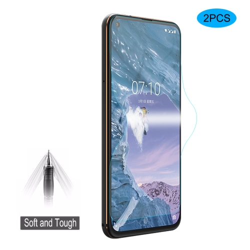 

2 PCS ENKAY Hat-Prince 0.1mm 3D Full Screen Protector Explosion-proof Hydrogel Film For Nokia X71