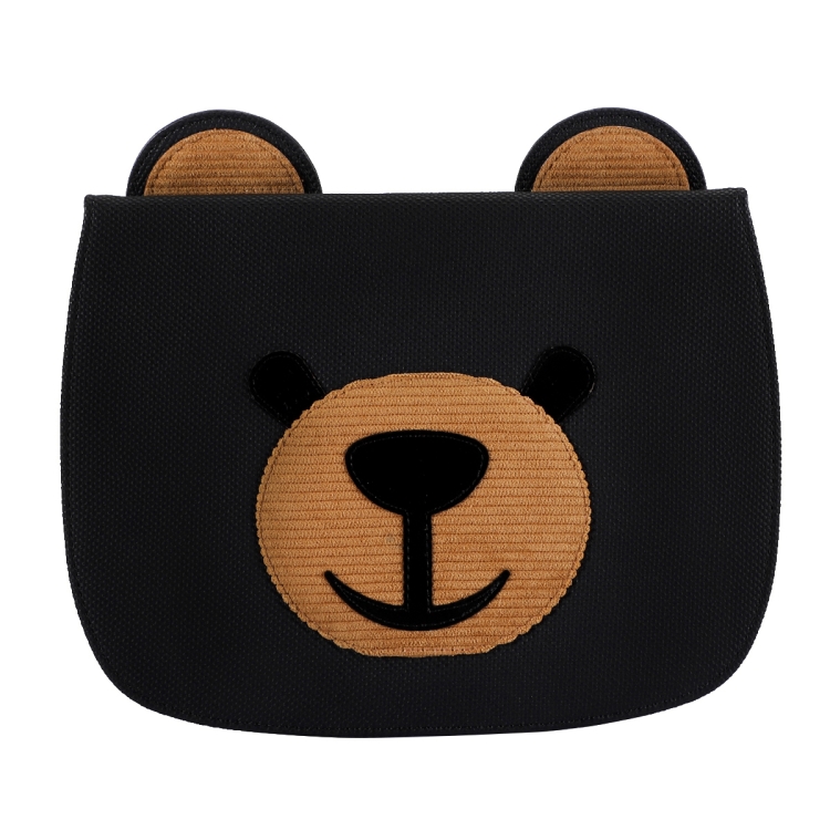 

Cute Bear Embroidered Horizontal Flipped Leather Sleeve for iPad Air & iPad Air 2 & iPad Pro 9.7 & iPad 9.7 (2017) & iPad 9.7 (2018), with Bracket-Dormancy(Black)