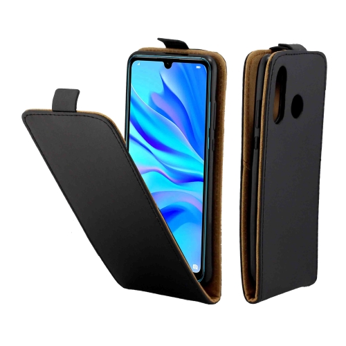 

Business Style Vertical Flip TPU Leather Case with Card Slot for Huawei P30 Lite / Nova 4e(Black)