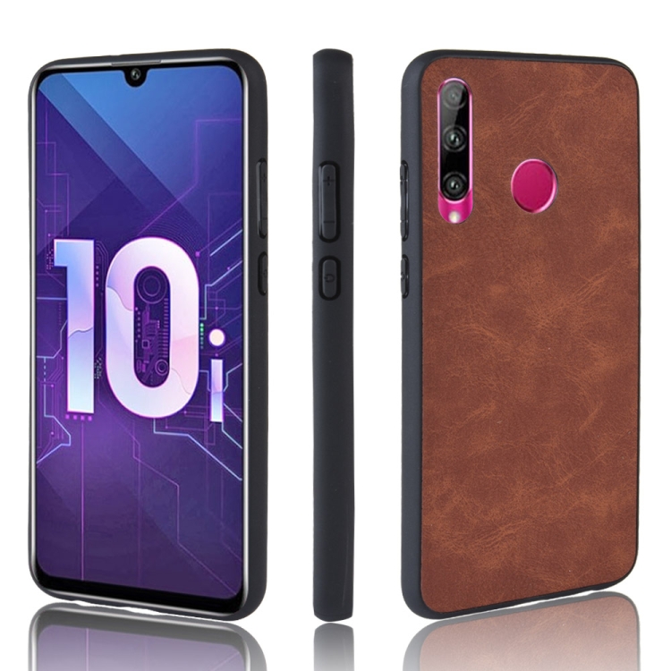 

Shockproof Sheep Skin PC + PU + TPU Case for Huawei Honor 10i/Honor 20i(Brown)