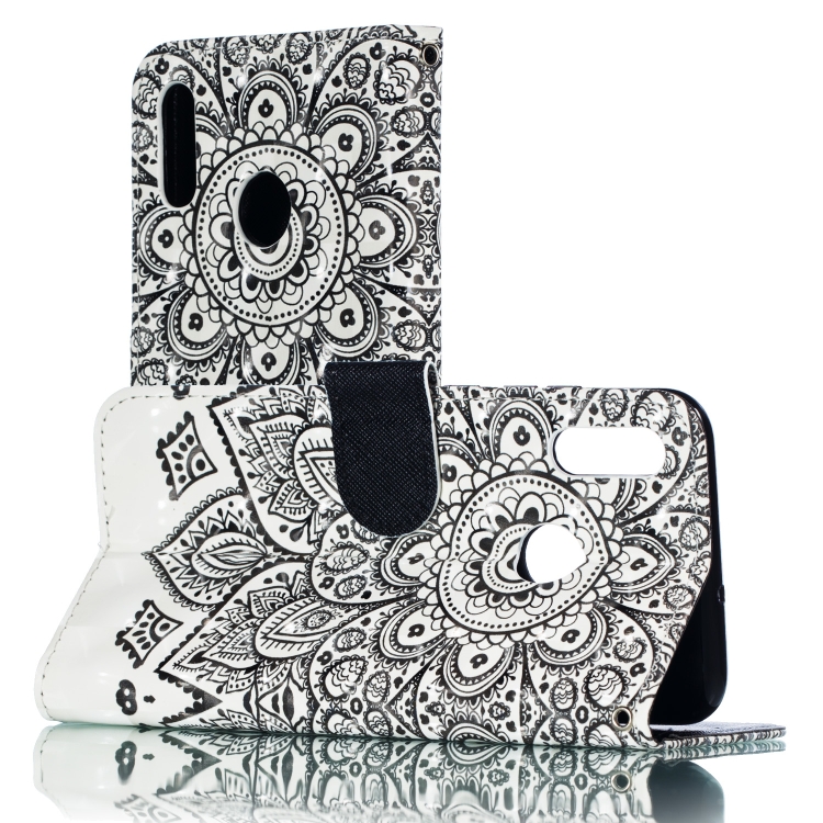 

3D Pattern Colored Drawing Horizontal Flip Leather Case for Huawei P Smart+ (2019) & P Smart (2019) & Enjoy 9S , with Holder & Card Slots & Wallet & Lanyard(Datura Stramonium)