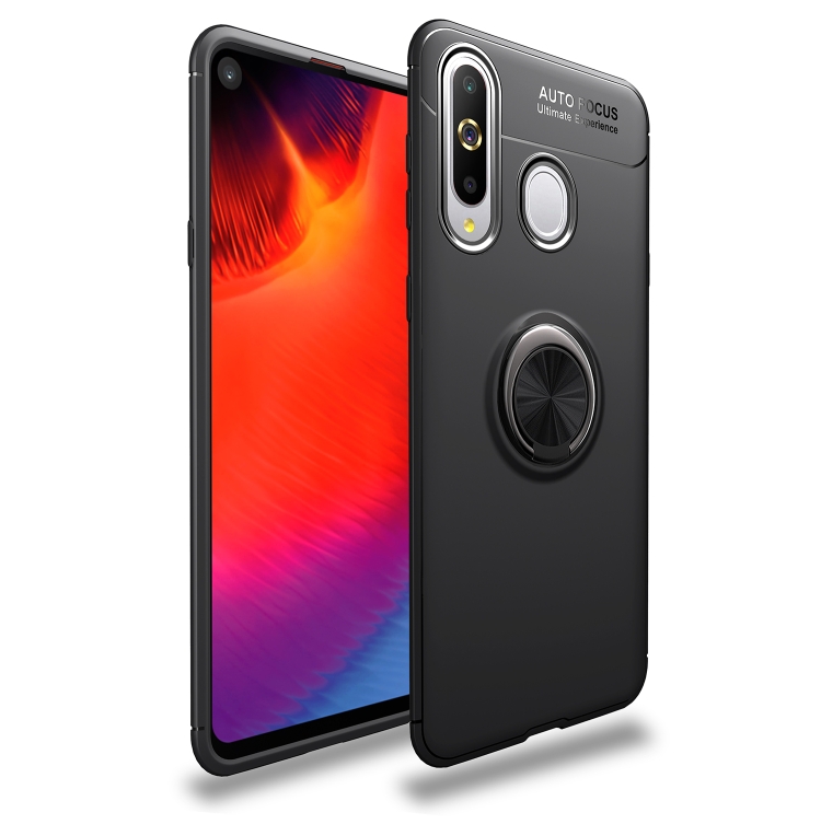 

Shockproof TPU Case for Galaxy A8s, with Holder(Black)