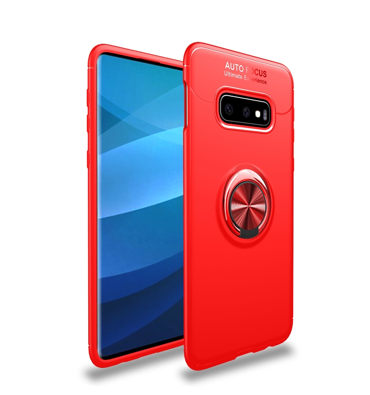 

Shockproof TPU Case for Galaxy S10e, with Holder(Red)