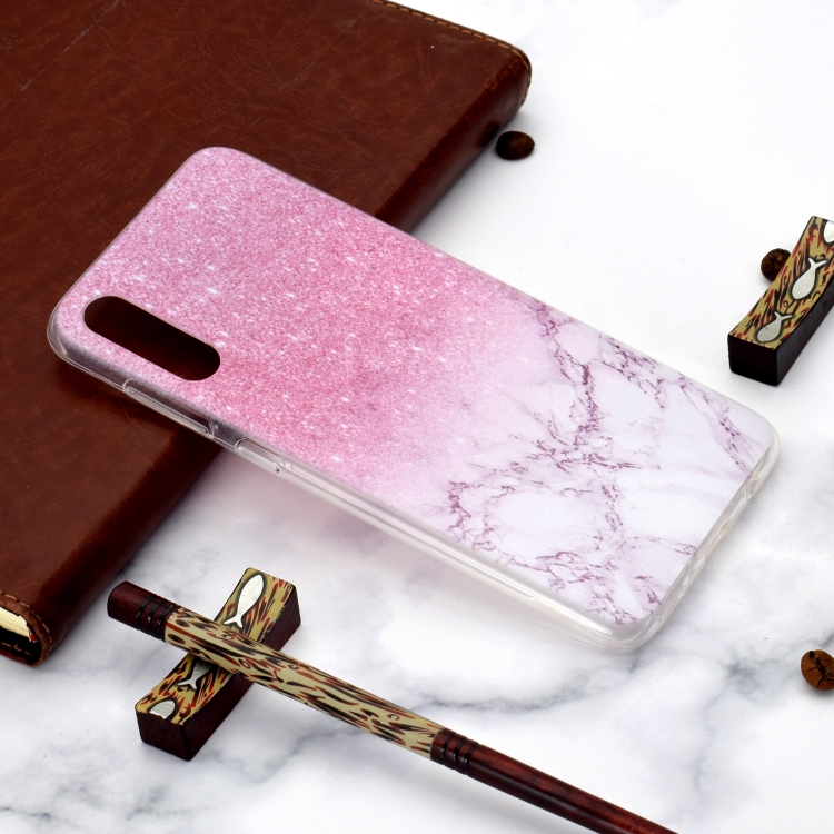 

Fashion Pattern TPU Shockproof Protective Case for Galaxy A70(Marble)