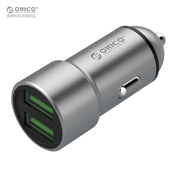 

ORICO Dual Ports USB Car Charger (UPM-2U)(Gray)