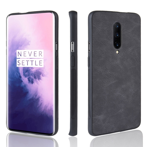 

Shockproof Sheep Skin PC + PU + TPU Case for OnePlus 7 Pro(Black)