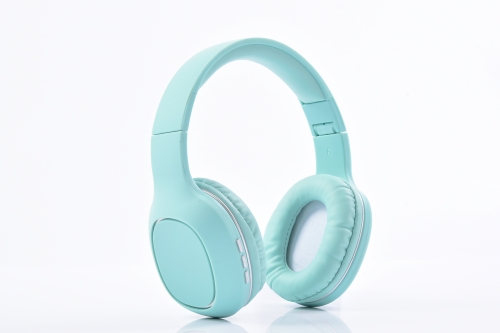 baby blue wireless headphones
