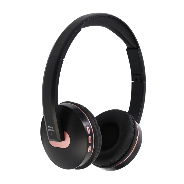 

Z3-10 Head-mounted Card Phone Small Wireless Bluetooth Headset Stereo Headphones(Rose gold)