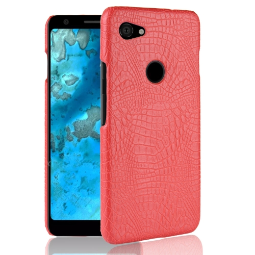 

Shockproof Crocodile Texture PC + PU Case For Google Pixel 3a(Red)
