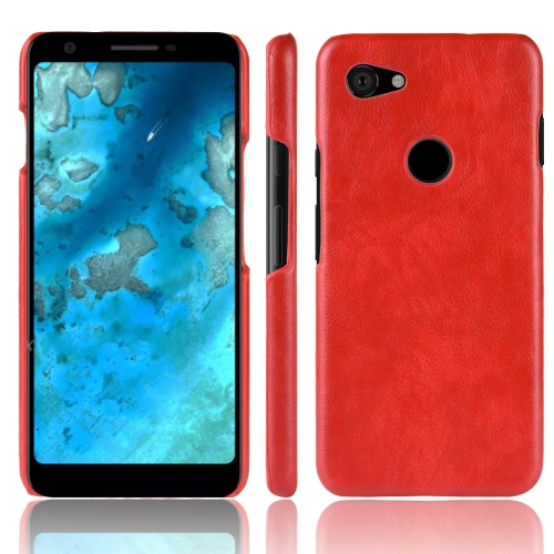 

Shockproof Litchi Texture PC + PU Case for Google Pixel 3a XL(Red)