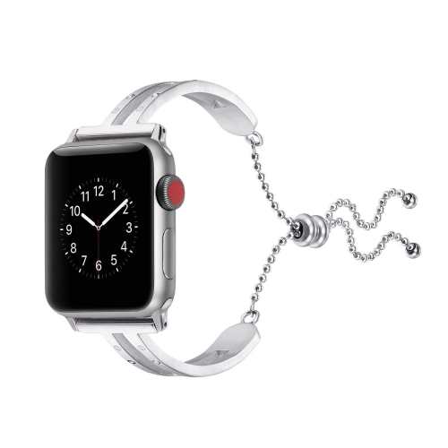 

For Apple Watch 3/2/1 42mm Universal Silver Stainless Steel Bracelet Strap(Silver)