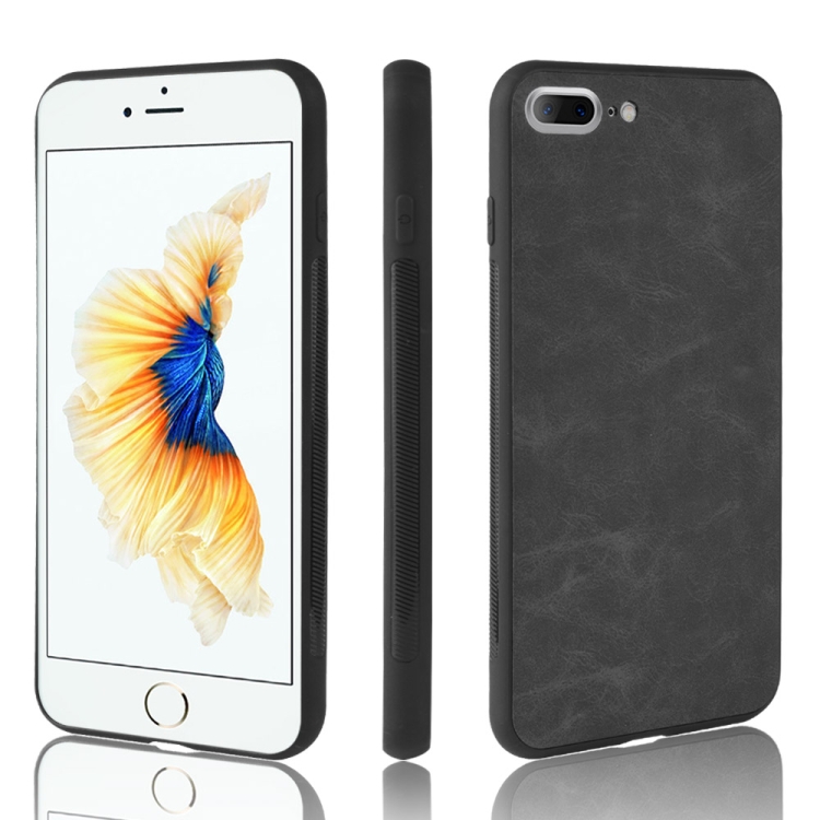 

Shockproof Sheep Skin PC + PU + TPU Case For iPhone 7 / 8(Black)