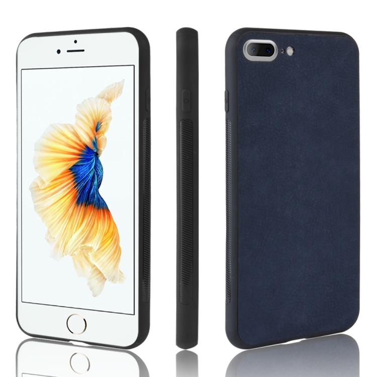 

Shockproof Sheep Skin PC + PU + TPU Case For iPhone 7 Plus / 8 Plus(Blue)