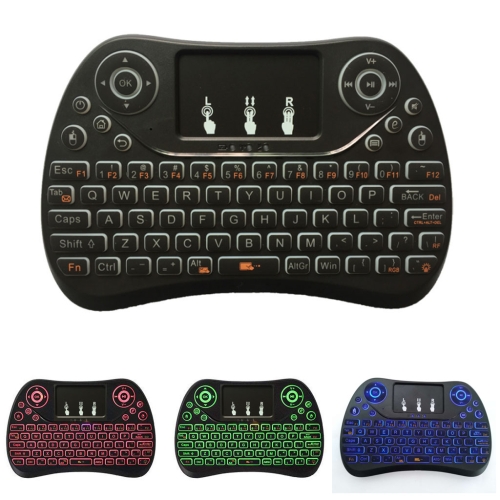 

I8 Max 2.4GHz Mini Wireless Keyboard with Touchpad Rechargeable Fly Air Mouse Smart Game 3-color Backlit
