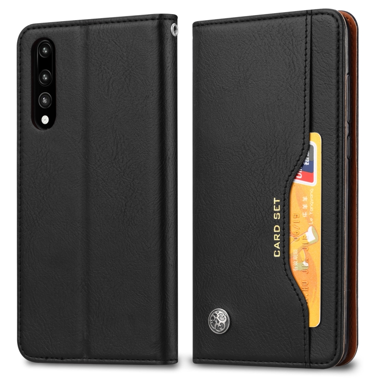 

Knead Skin Texture Horizontal Flip Leather Case for Xiaomi Mi 9, with Photo Frame & Holder & Card Slots & Wallet(Black)