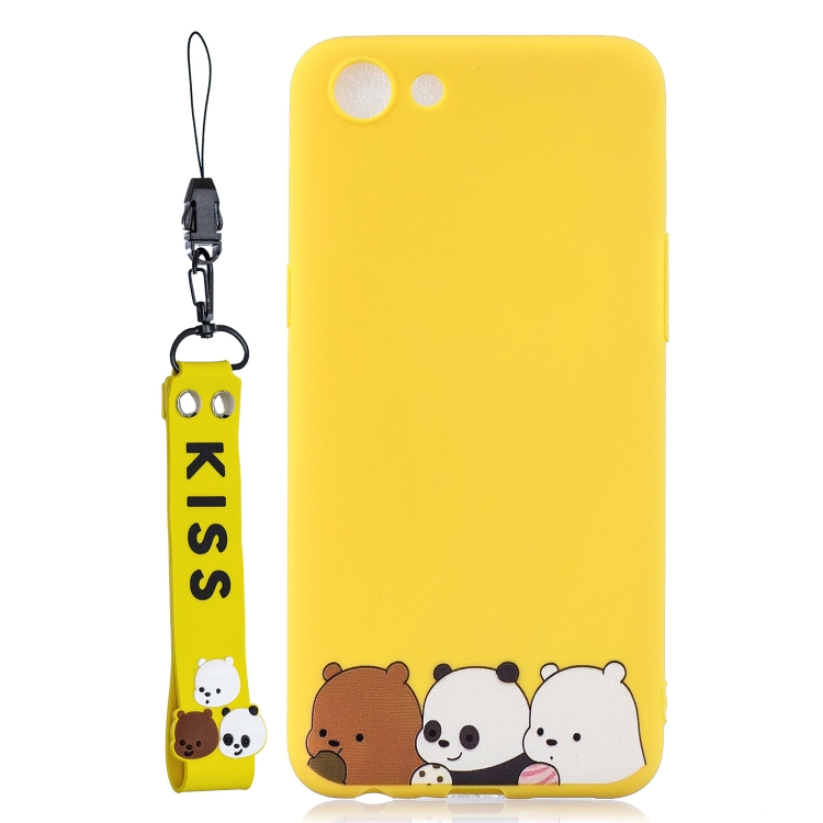 

Shockproof Protector Cover Full Coverage Silicone Case for OPPO A83(The Bears)