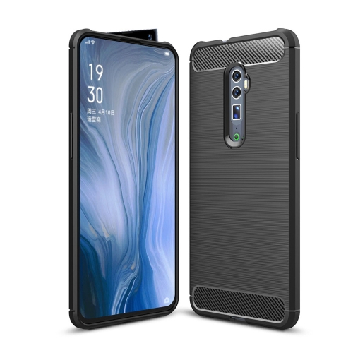 

Brushed Texture Carbon Fiber TPU Case for OPPO Reno (Zoom)(Black)