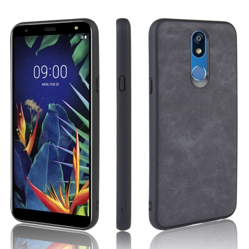 

Shockproof Sheep Skin PC + PU + TPU Case For LG K40 / K12 Plus(Black)