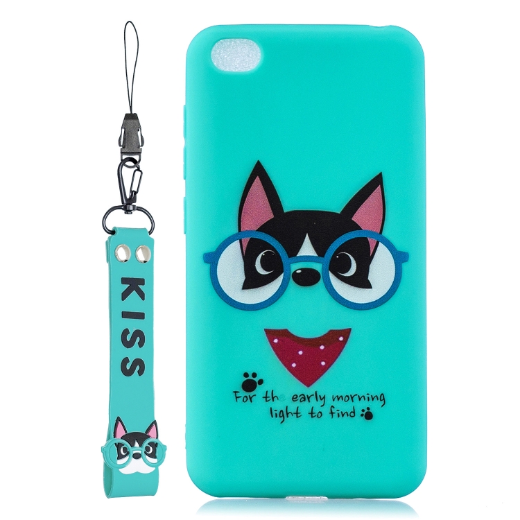 

Liquid Silicone Shockproof Full Coverage Protective Shell for Xiaomi Redmi Go(Eye dog)