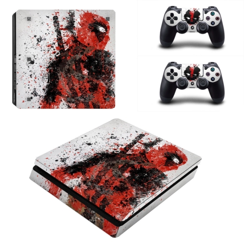 

BY060019 Fashion Sticker Icon Protective Film for PS4 Slim