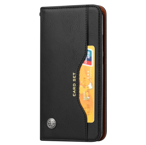 

Knead Skin Texture Horizontal Flip Leather Case for Huawei Honor 10i / Enjoy 9S / P Smart+ 2019, with Photo Frame & Holder & Card Slots & Wallet(Black)