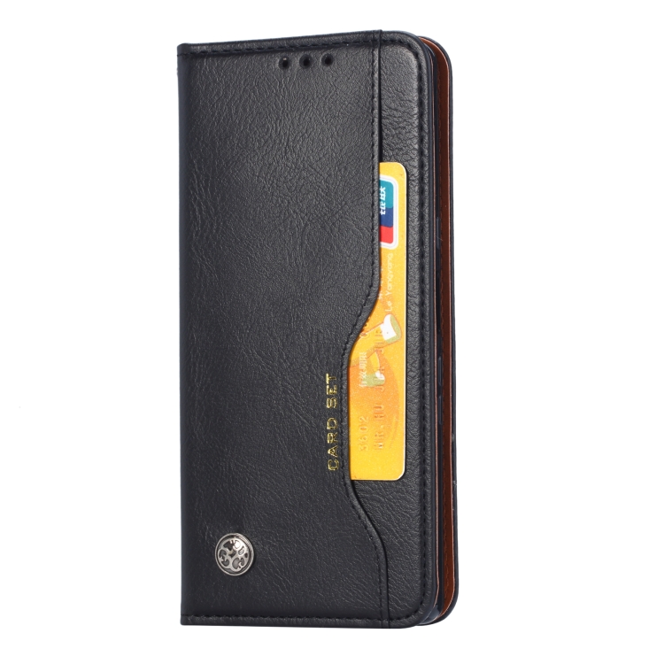 

Knead Skin Texture Horizontal Flip Leather Case for Google Pixel 3a, with Photo Frame & Holder & Card Slots & Wallet(Black)