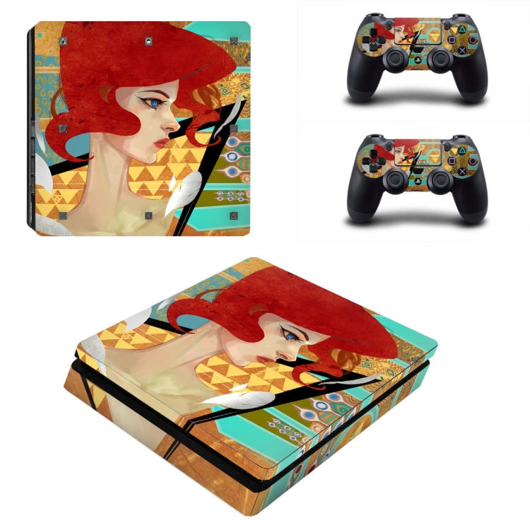 

Fashion Sticker Icon Protective Film for PS4 Slim