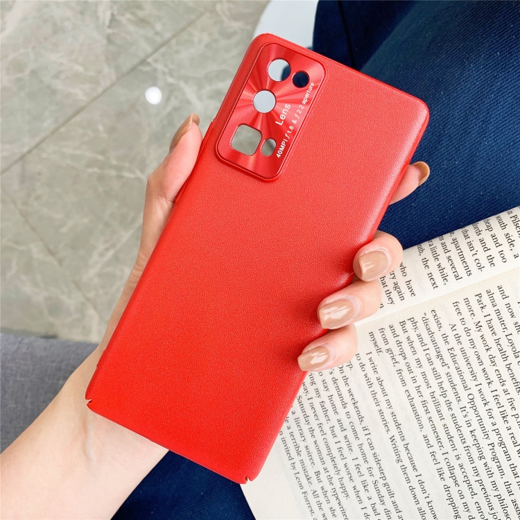 

For Huawei Honor 30 Pro All-Inclusive Pure Prime Skin Plastic Case with Lens Ring Protection Cover(Red)