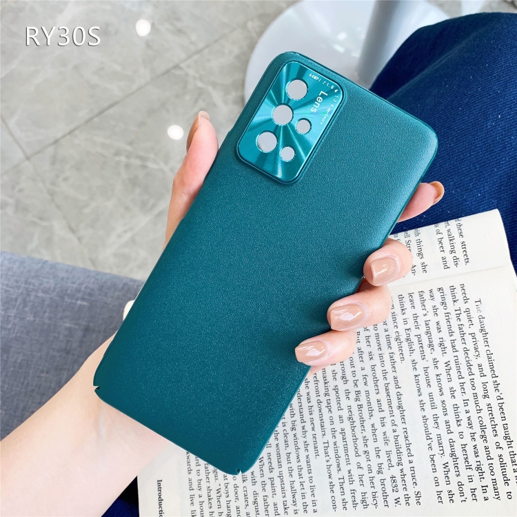 

For Huawei Honor 30S All-Inclusive Pure Prime Skin Plastic Case with Lens Ring Protection Cover(Green)