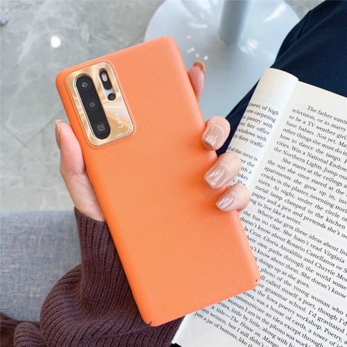 

For Huawei P30 Pro All-Inclusive Pure Prime Skin Plastic Case with Lens Ring Protection Cover(Orange)